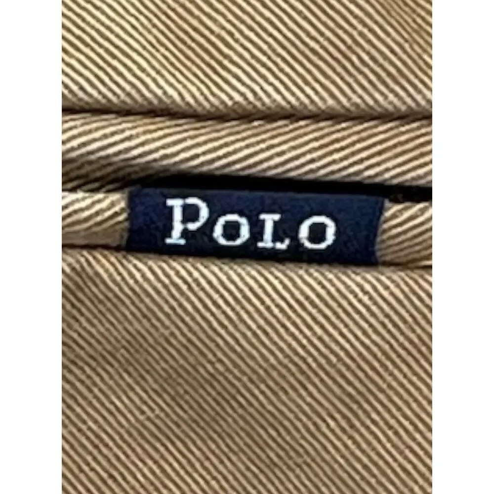 Polo Ralph Lauren Mens Chino Pants Cotton Stretch Tan Khaki 34x32 Classic Fit